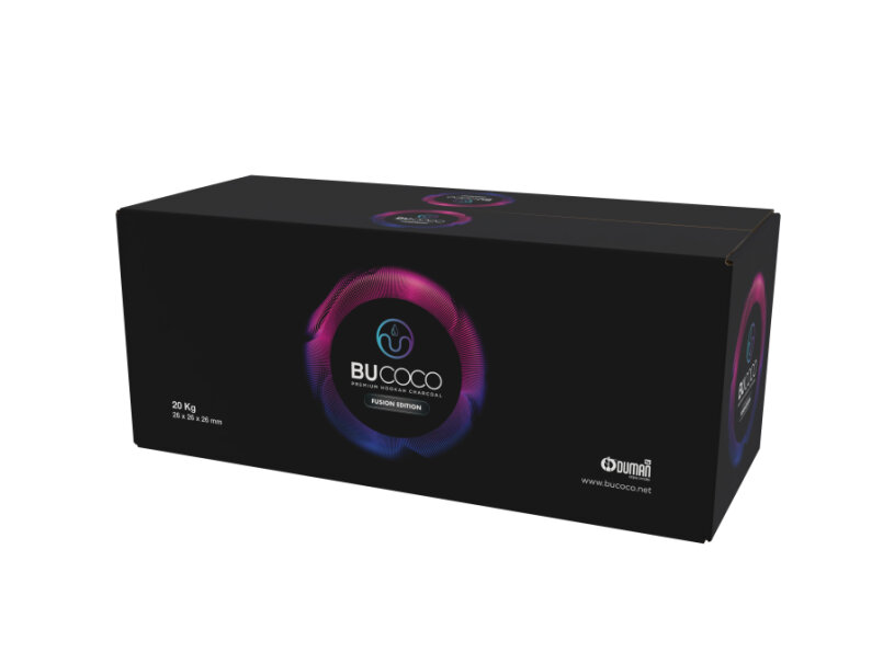 BUCOCO 26MM KÜP NARGİLE KÖMÜRÜ - 20KG - 1