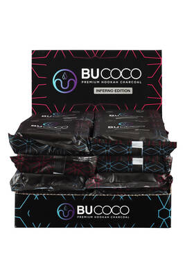 BUCOCO 5 KG STAND KUTU - 26 MM KÜP KÖMÜR - 250 GRAM PAKETLİ