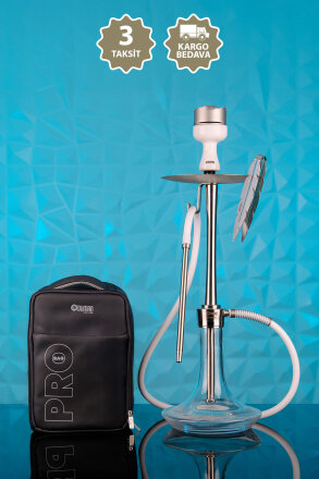 COSMO NARGİLE SİLVER/ŞEFFAF TAM SET - 32 - Oduman