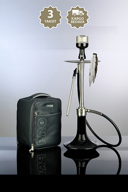 COSMO NARGİLE - SILVER/SİYAH TAM SET-1 - 1