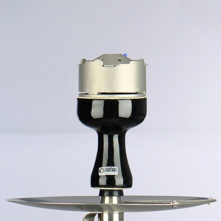 COSMO NARGİLE - SILVER/SİYAH TAM SET - 2