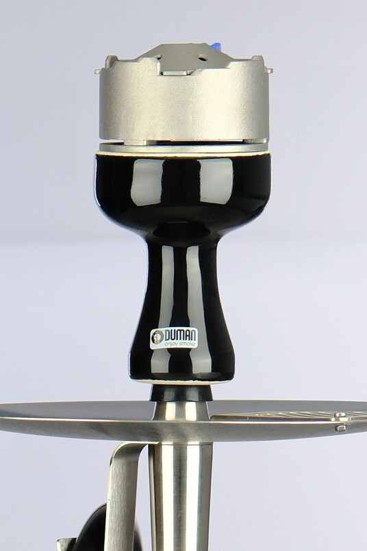 COSMO NARGİLE - SILVER/SİYAH TAM SET-1 - 2