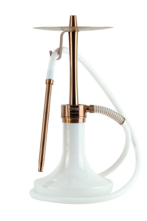 INFINITY NARGİLE - BEYAZ CAM-BRONZ GÖVDE - Oduman