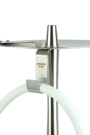 INFINITY NARGİLE - BEYAZ CAM-SILVER GÖVDE - 3