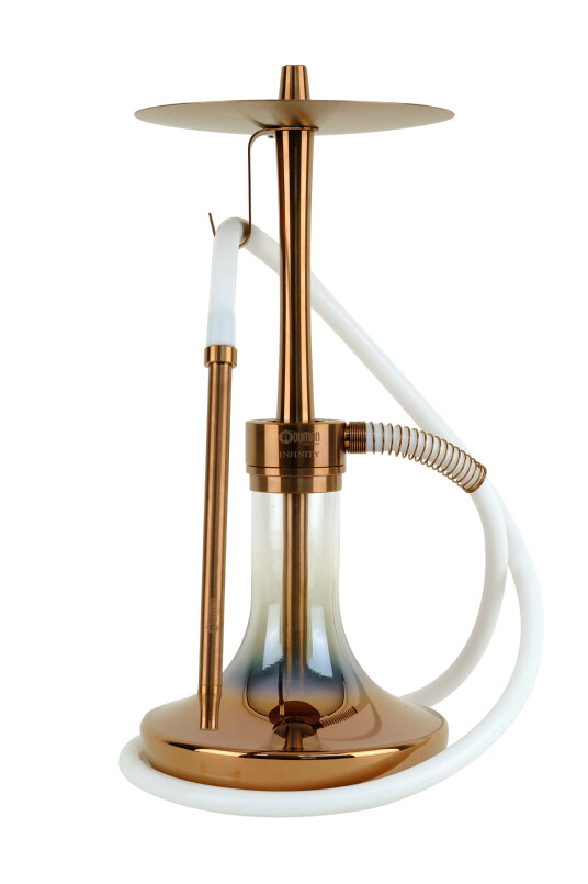 INFINITY NARGİLE - BRONZ CAM-BRONZ GÖVDE - 1