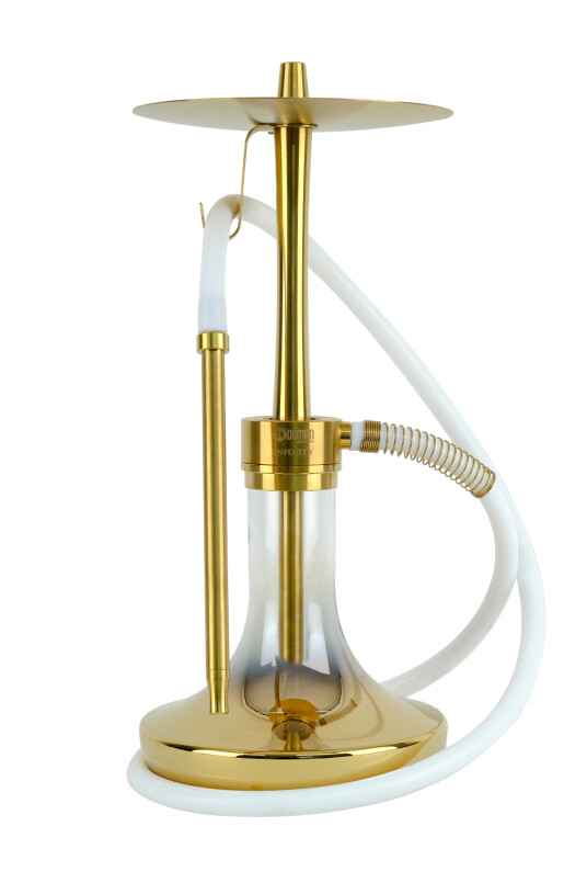 INFINITY NARGİLE - GOLD CAM-GOLD GÖVDE - 1