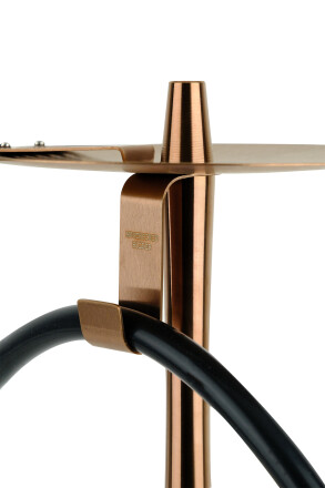 INFINITY NARGİLE - SİYAH CAM-BRONZ GÖVDE - 3