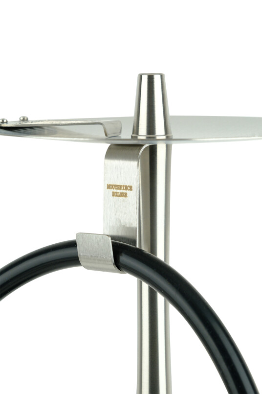 INFINITY NARGİLE - SİYAH CAM-SILVER GÖVDE - 3