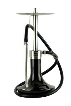 INFINITY NARGİLE - SİYAH CAM-SILVER GÖVDE - Oduman