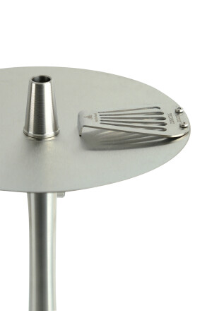 INFINITY NARGİLE - SİYAH CAM-SILVER GÖVDE - 2