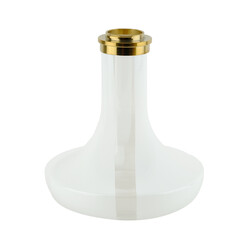 INFINITY NARGİLE - YEDEK CAM - BEYAZ-GOLD - Oduman