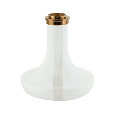INFINITY NARGİLE - YEDEK CAM - BEYAZ-BRONZ - 1