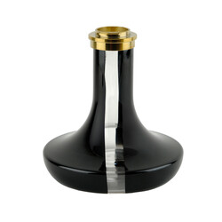 INFINITY NARGİLE - YEDEK CAM - SİYAH-GOLD - Oduman