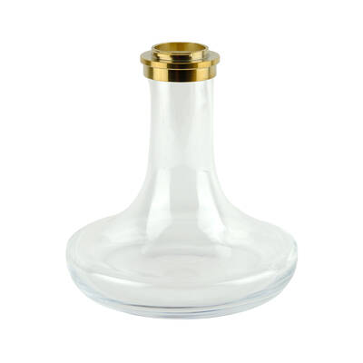 INFINITY NARGİLE - YEDEK CAM - ŞEFFAF-GOLD - 1
