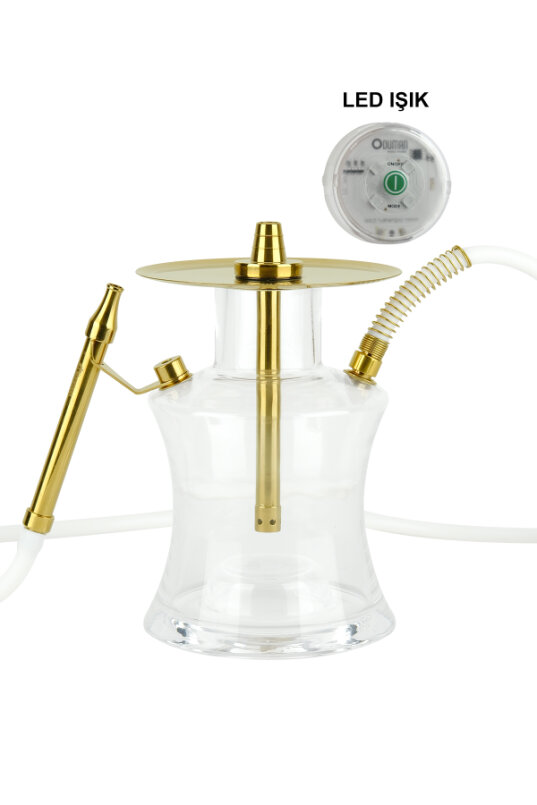 N2 ŞEFFAF GOLD NARGİLE - 5