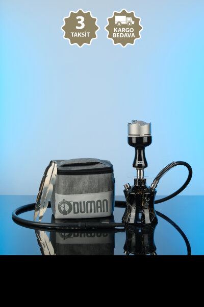 N2 TRAVEL SİYAH NARGİLE TAM SET - 50
