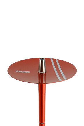 NOVA NARGİLE - ŞEFFAF CAM - KIRMIZI GÖVDE - 2