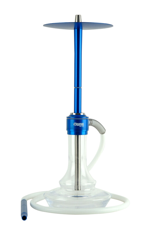 NOVA NARGİLE - ŞEFFAF CAM - MAVİ GÖVDE - 1