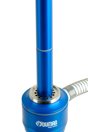 NOVA NARGİLE - ŞEFFAF CAM - MAVİ GÖVDE - 3