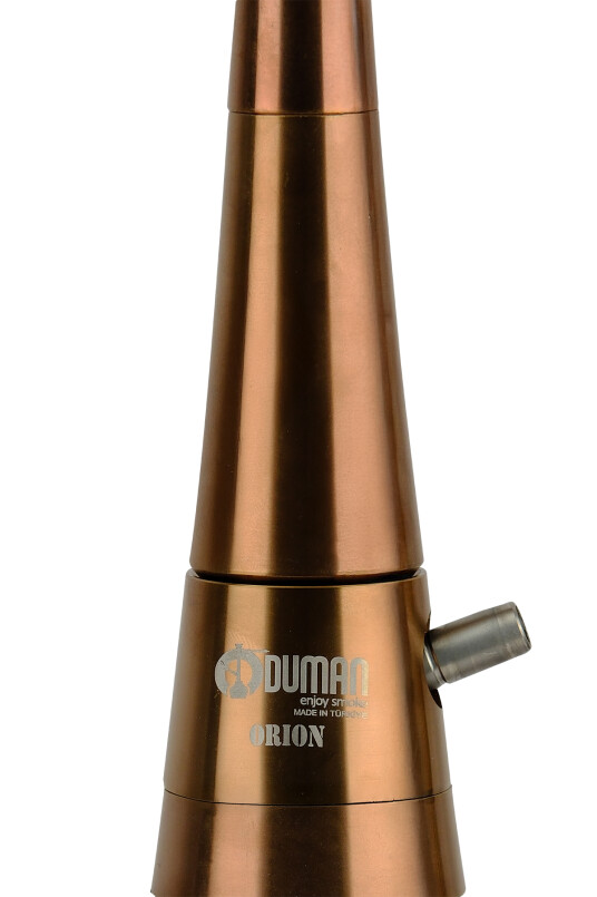 ODUMAN ORION NARGİLE - BRONZ GÖVDE-SİYAH CAM - 4