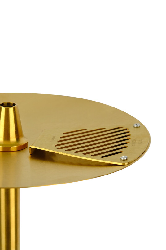 ODUMAN ORION NARGİLE - GOLD GÖVDE-SİYAH CAM - 2