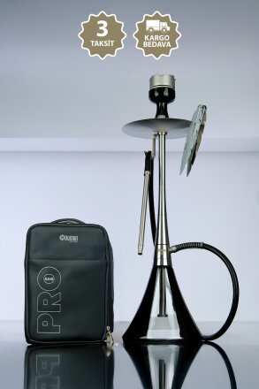 ORION NARGİLE SILVER/BLACK TAM SET - 28 - Oduman