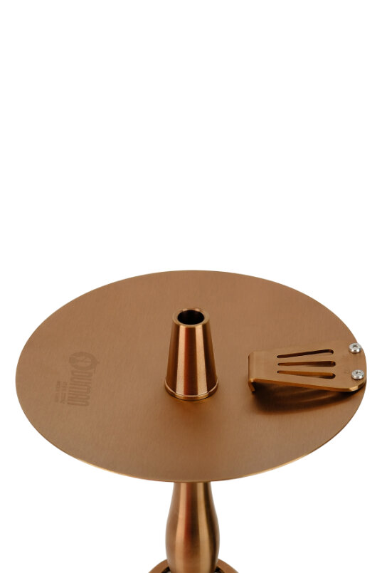 VELOS NARGİLE BRONZ GÖVDE - ŞEFFAF CAM - 3