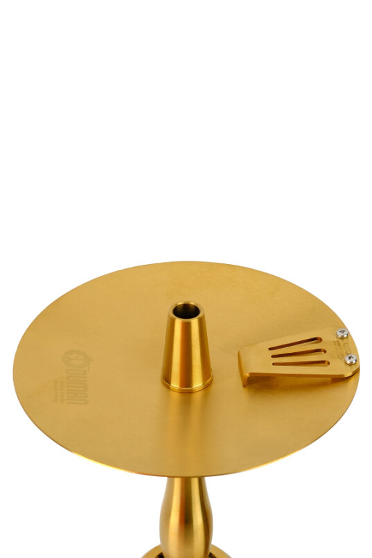 VELOS NARGİLE GOLD GÖVDE - ŞEFFAF CAM - 3