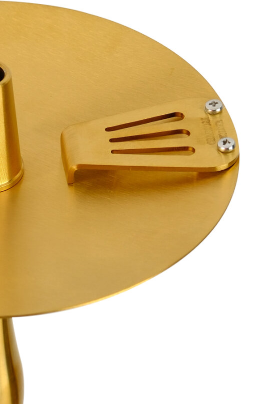 VELOS NARGİLE GOLD GÖVDE - ŞEFFAF CAM - 4