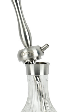 VELOS NARGİLE SILVER GÖVDE - ŞEFFAF CAM - 5