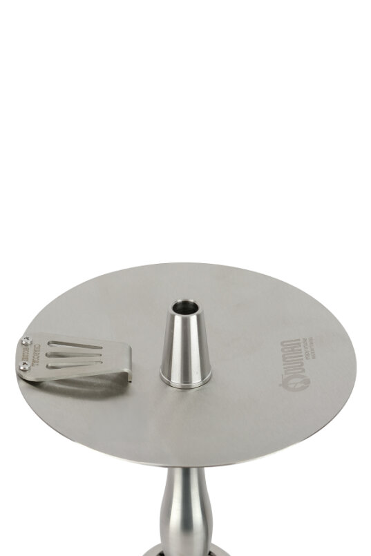 VELOS NARGİLE SILVER GÖVDE - ŞEFFAF CAM - 3