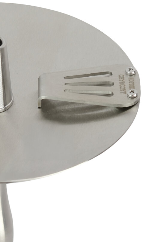 VELOS NARGİLE SILVER GÖVDE - ŞEFFAF CAM - 4