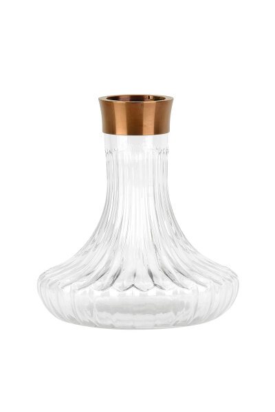 VELOS NARGİLE YEDEK CAMI - ŞEFFAF/BRONZ