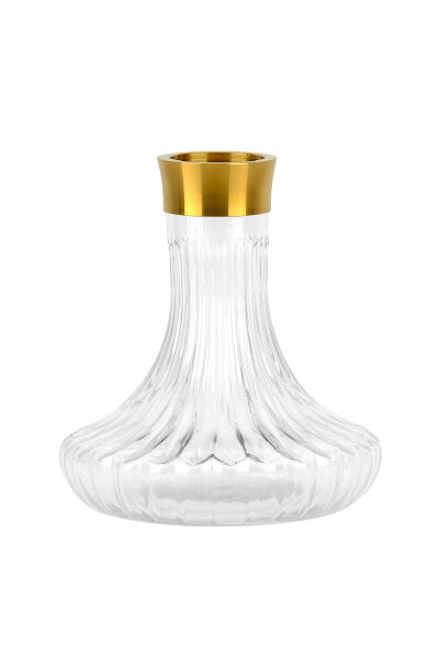 VELOS NARGİLE YEDEK CAMI - ŞEFFAF/GOLD